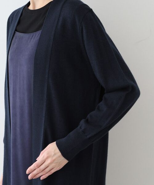 INDIVI / インディヴィ カーディガン・ボレロ | 【ウール混】Iラインニットカーディガン | 詳細18