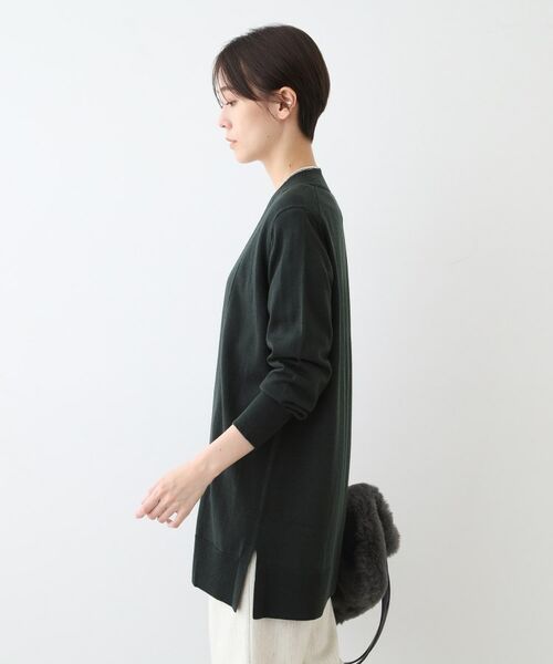 INDIVI / インディヴィ カーディガン・ボレロ | 【ウール混】Iラインニットカーディガン | 詳細6