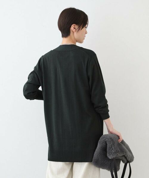 INDIVI / インディヴィ カーディガン・ボレロ | 【ウール混】Iラインニットカーディガン | 詳細7