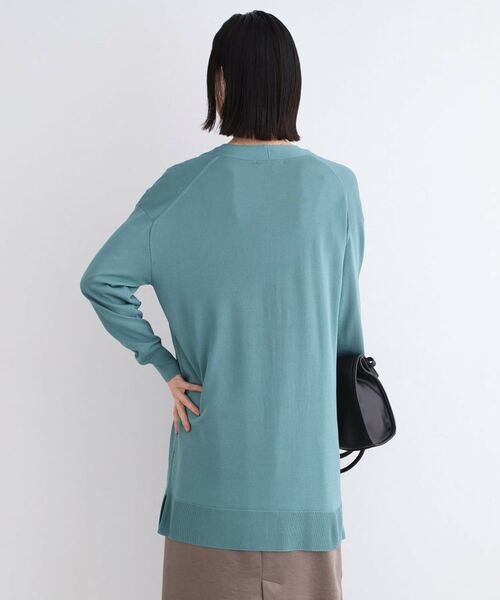 INDIVI / インディヴィ カーディガン・ボレロ | 【洗える】シンプル着流しニットカーディガン | 詳細11