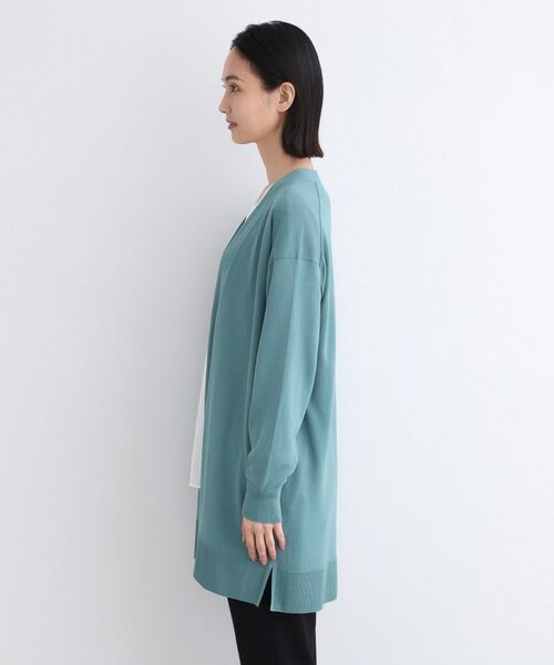 INDIVI / インディヴィ カーディガン・ボレロ | 【洗える】シンプル着流しニットカーディガン | 詳細15