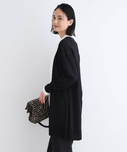 INDIVI / インディヴィ カーディガン・ボレロ | 【洗える】シンプル着流しニットカーディガン | 詳細2