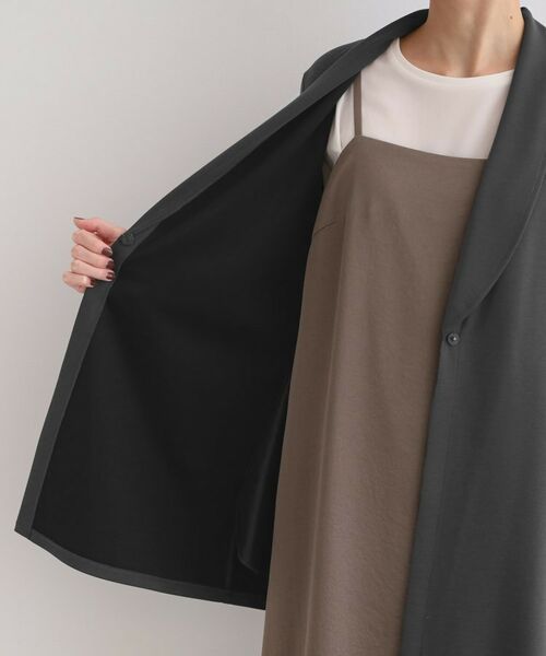 INDIVI / インディヴィ テーラードジャケット | 【洗える】ショールカラーきれいめジャージジャケット | 詳細25