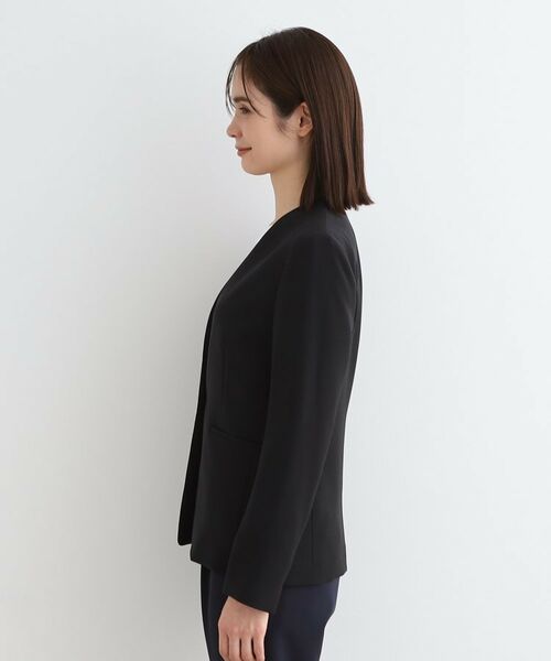 INDIVI / インディヴィ テーラードジャケット | 【洗える/定番スーツ】ストレッチノーカラージャケット | 詳細15