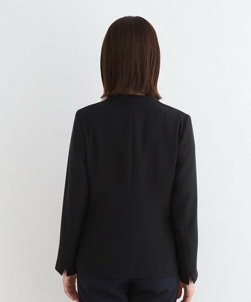 INDIVI / インディヴィ テーラードジャケット | 【洗える/定番スーツ】ストレッチノーカラージャケット | 詳細16