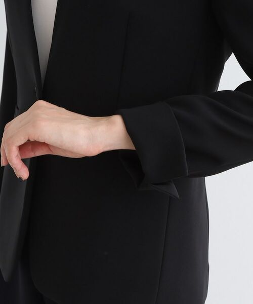 INDIVI / インディヴィ テーラードジャケット | 【洗える/定番スーツ】ストレッチノーカラージャケット | 詳細21