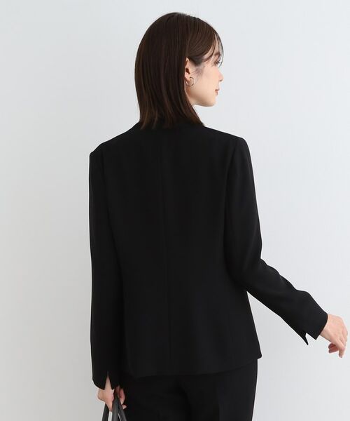 INDIVI / インディヴィ テーラードジャケット | 【洗える/定番スーツ】ストレッチノーカラージャケット | 詳細3