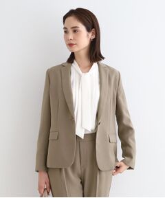 INDIVI / インディヴィ テーラードジャケット | 【洗える／定番スーツ】ストレッチテーラードカラージャケット