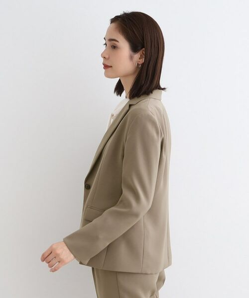 INDIVI / インディヴィ テーラードジャケット | 【洗える/定番スーツ】ストレッチテーラードカラージャケット | 詳細10
