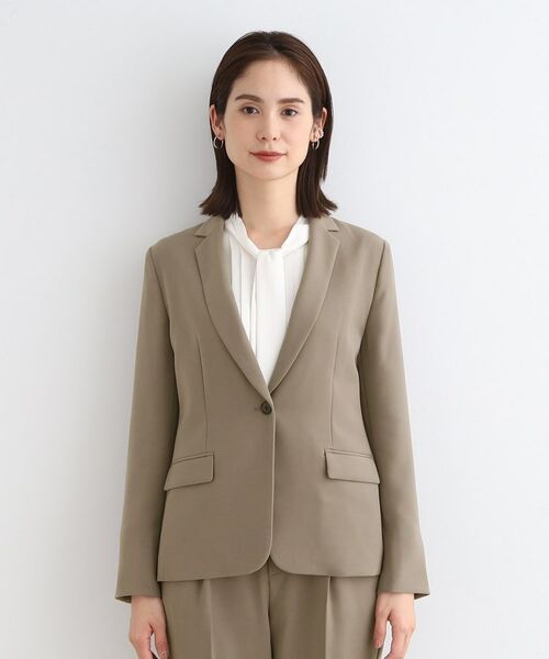 INDIVI / インディヴィ テーラードジャケット | 【洗える/定番スーツ】ストレッチテーラードカラージャケット | 詳細14