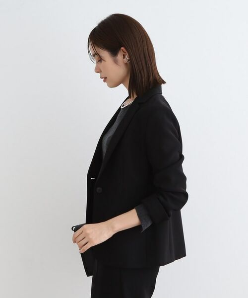 INDIVI / インディヴィ テーラードジャケット | 【洗える/定番スーツ】ストレッチテーラードカラージャケット | 詳細2