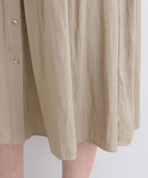 INDIVI / インディヴィ ミニ丈・ひざ丈ワンピース | 【洗える／羽織り】シャーリングワンピース | 詳細15