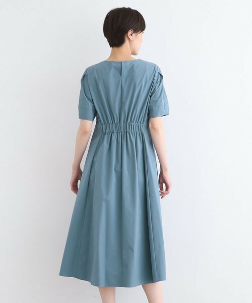INDIVI / インディヴィ ミニ丈・ひざ丈ワンピース | 【洗える】コットンライクフォルムワンピース | 詳細16