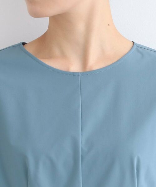 INDIVI / インディヴィ ミニ丈・ひざ丈ワンピース | 【洗える】コットンライクフォルムワンピース | 詳細17