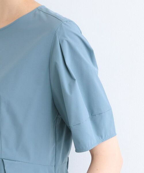 INDIVI / インディヴィ ミニ丈・ひざ丈ワンピース | 【洗える】コットンライクフォルムワンピース | 詳細19