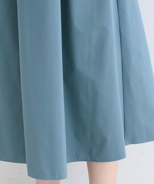 INDIVI / インディヴィ ミニ丈・ひざ丈ワンピース | 【洗える】コットンライクフォルムワンピース | 詳細20