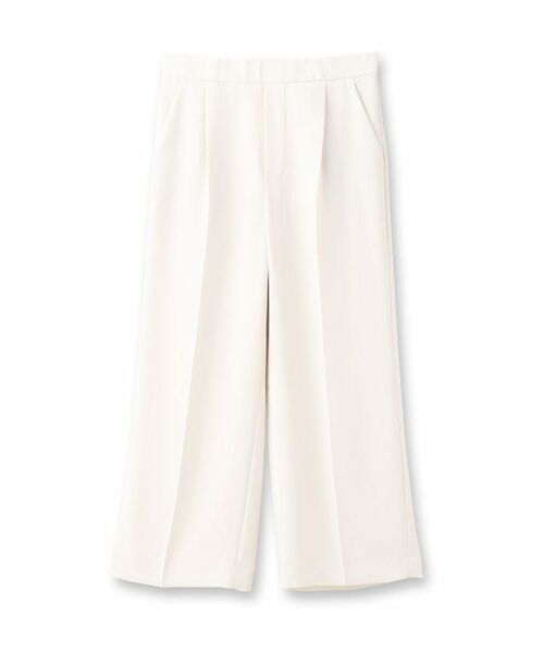 INDIVI / インディヴィ ショート・ハーフ・半端丈パンツ | 【洗える／SETUP可能】リラックスガウチョパンツ | 詳細1