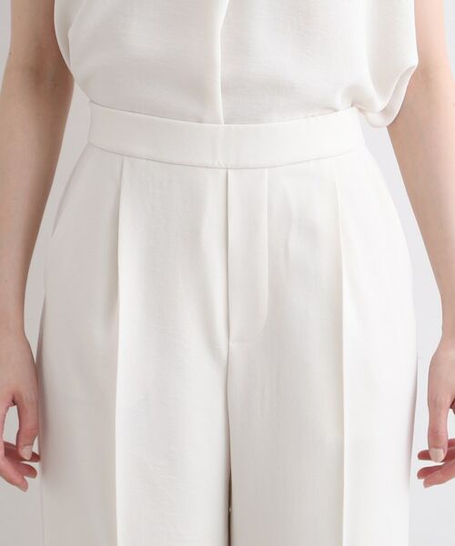 INDIVI / インディヴィ ショート・ハーフ・半端丈パンツ | 【洗える／SETUP可能】リラックスガウチョパンツ | 詳細17