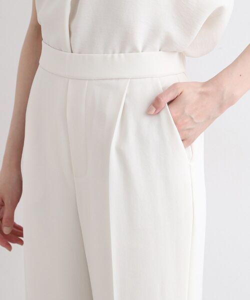 INDIVI / インディヴィ ショート・ハーフ・半端丈パンツ | 【洗える／SETUP可能】リラックスガウチョパンツ | 詳細18