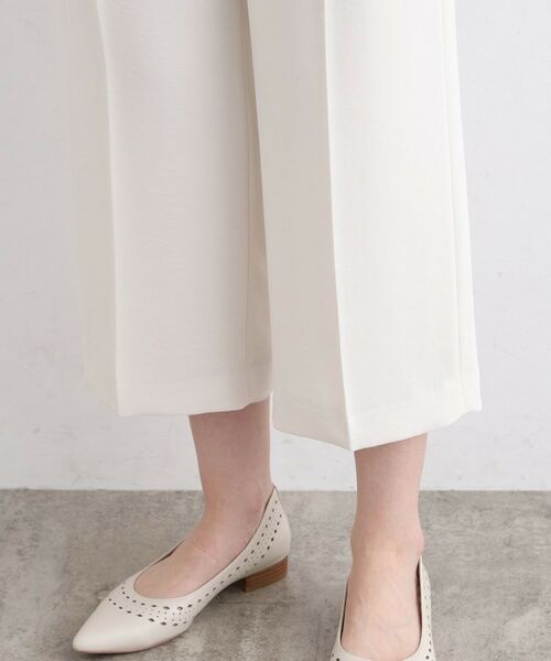 INDIVI / インディヴィ ショート・ハーフ・半端丈パンツ | 【洗える／SETUP可能】リラックスガウチョパンツ | 詳細19