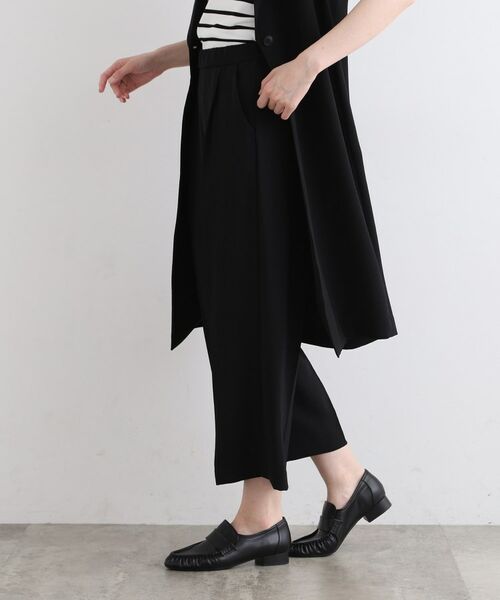 INDIVI / インディヴィ ショート・ハーフ・半端丈パンツ | 【洗える／SETUP可能】リラックスガウチョパンツ | 詳細2