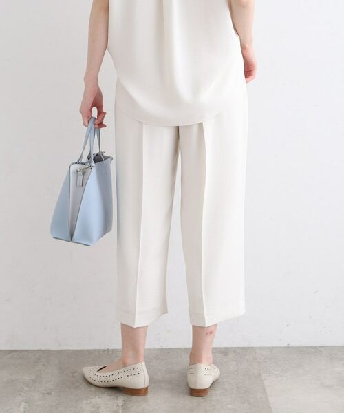 INDIVI / インディヴィ ショート・ハーフ・半端丈パンツ | 【洗える／SETUP可能】リラックスガウチョパンツ | 詳細6