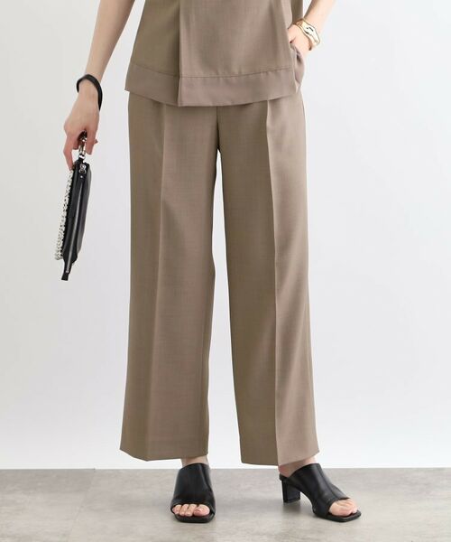 INDIVI / インディヴィ パンツ | 【洗える/SETUP可能/ストレッチ素材】ストレートパンツ(トープ(054))