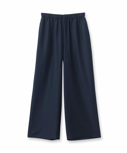 INDIVI / インディヴィ パンツ | 【洗える／SETUP可能／ワッシャー素材】ギャザーワイドパンツ | 詳細1