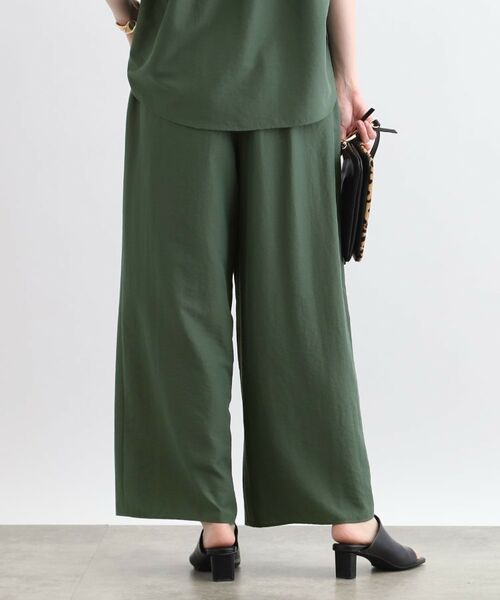 INDIVI / インディヴィ パンツ | 【洗える／SETUP可能／ワッシャー素材】ギャザーワイドパンツ | 詳細11