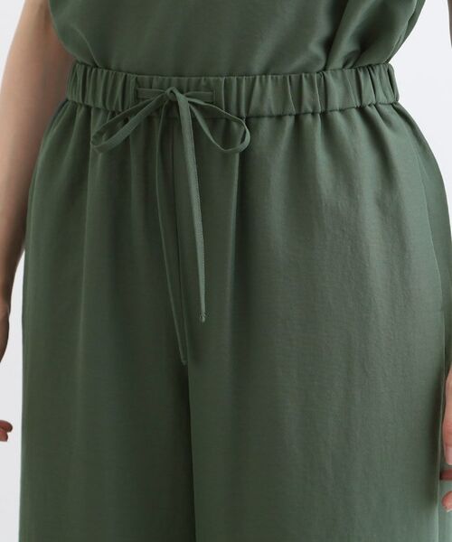INDIVI / インディヴィ パンツ | 【洗える／SETUP可能／ワッシャー素材】ギャザーワイドパンツ | 詳細17