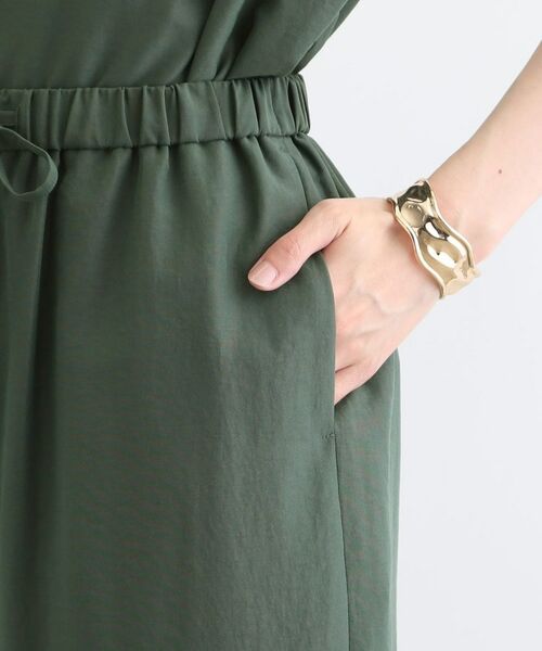 INDIVI / インディヴィ パンツ | 【洗える／SETUP可能／ワッシャー素材】ギャザーワイドパンツ | 詳細18