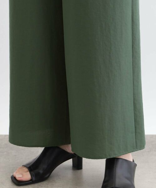 INDIVI / インディヴィ パンツ | 【洗える／SETUP可能／ワッシャー素材】ギャザーワイドパンツ | 詳細19