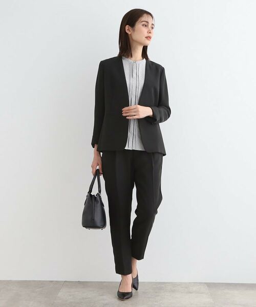 INDIVI / インディヴィ パンツ | 【洗える/定番スーツ】ストレッチタックテーパードパンツ | 詳細12