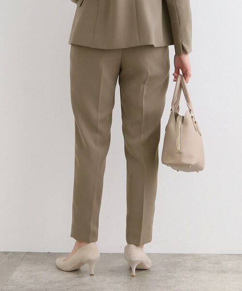 INDIVI / インディヴィ パンツ | 【洗える/定番スーツ】ストレッチタックテーパードパンツ | 詳細7