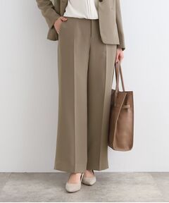 INDIVI / インディヴィ パンツ | 【洗える／定番スーツ】ストレッチワイドパンツ