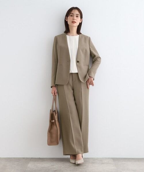 INDIVI / インディヴィ パンツ | 【洗える／定番スーツ】ストレッチワイドパンツ | 詳細12