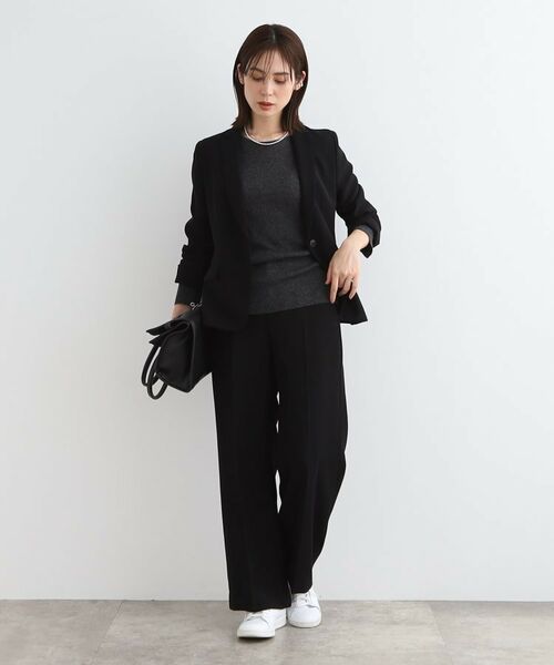 INDIVI / インディヴィ パンツ | 【洗える／定番スーツ】ストレッチワイドパンツ | 詳細4