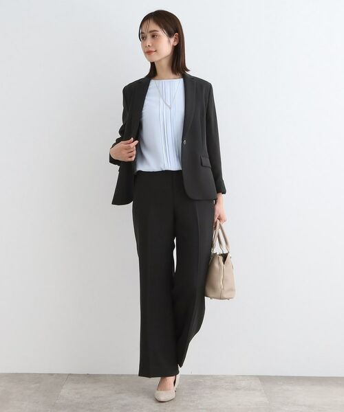 INDIVI / インディヴィ パンツ | 【洗える／定番スーツ】ストレッチワイドパンツ | 詳細8