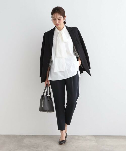 INDIVI / インディヴィ パンツ | 【洗える】タックテーパードパンツ | 詳細12