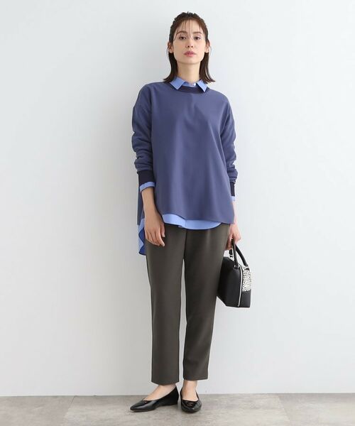 INDIVI / インディヴィ パンツ | 【洗える】タックテーパードパンツ | 詳細4