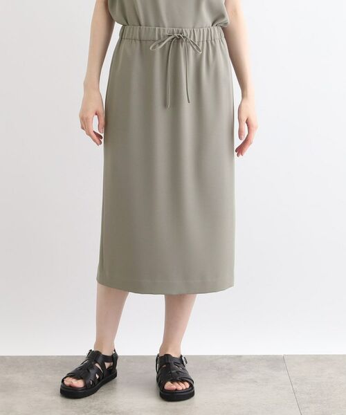 INDIVI / インディヴィ スカート | 【洗える/SETUP可能/ウエストゴム】ストレートラインスカート | 詳細10