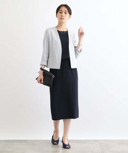 INDIVI / インディヴィ スカート | 【洗える/SETUP可能/ウエストゴム】ストレートラインスカート | 詳細4