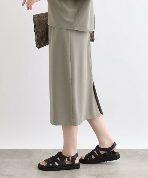 INDIVI / インディヴィ スカート | 【洗える/SETUP可能/ウエストゴム】ストレートラインスカート | 詳細6