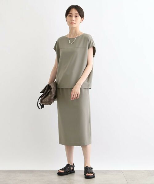 INDIVI / インディヴィ スカート | 【洗える/SETUP可能/ウエストゴム】ストレートラインスカート | 詳細7