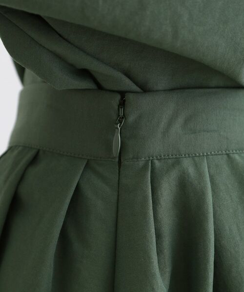 INDIVI / インディヴィ ロング・マキシ丈スカート | 【洗える/SETUP可能/ワッシャー素材】タックデザインスカート | 詳細18