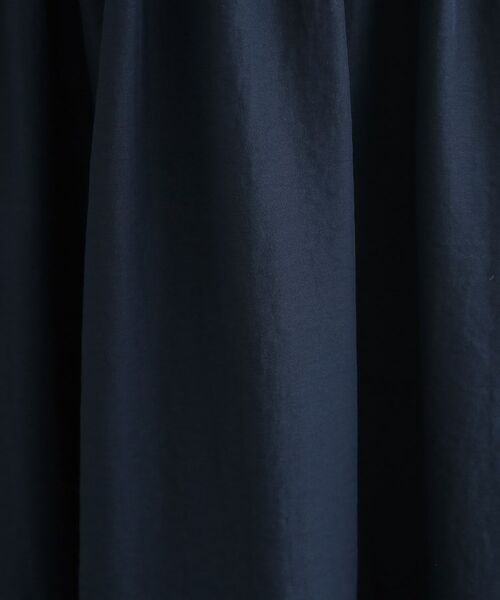 INDIVI / インディヴィ ロング・マキシ丈スカート | 【洗える/SETUP可能/ワッシャー素材】タックデザインスカート | 詳細9