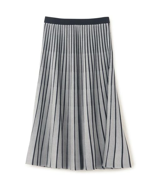 INDIVI / インディヴィ スカート | 【洗える/SETUP可能】ジャカードニットプリーツスカート | 詳細1