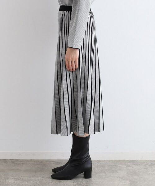 INDIVI / インディヴィ スカート | 【洗える/SETUP可能】ジャカードニットプリーツスカート | 詳細11