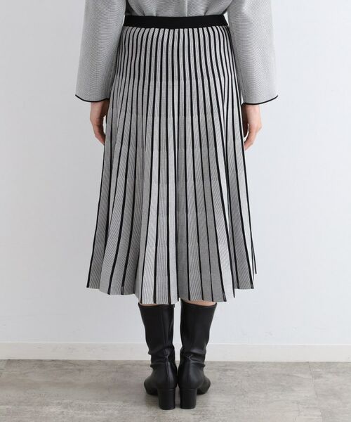 INDIVI / インディヴィ スカート | 【洗える/SETUP可能】ジャカードニットプリーツスカート | 詳細12