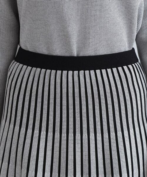 INDIVI / インディヴィ スカート | 【洗える/SETUP可能】ジャカードニットプリーツスカート | 詳細13